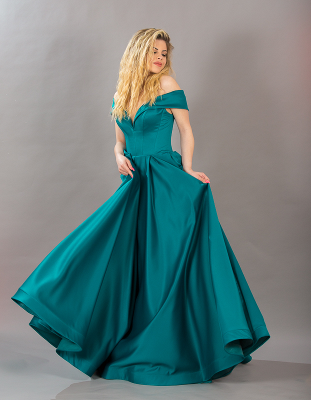 Remi formal dress turquoise