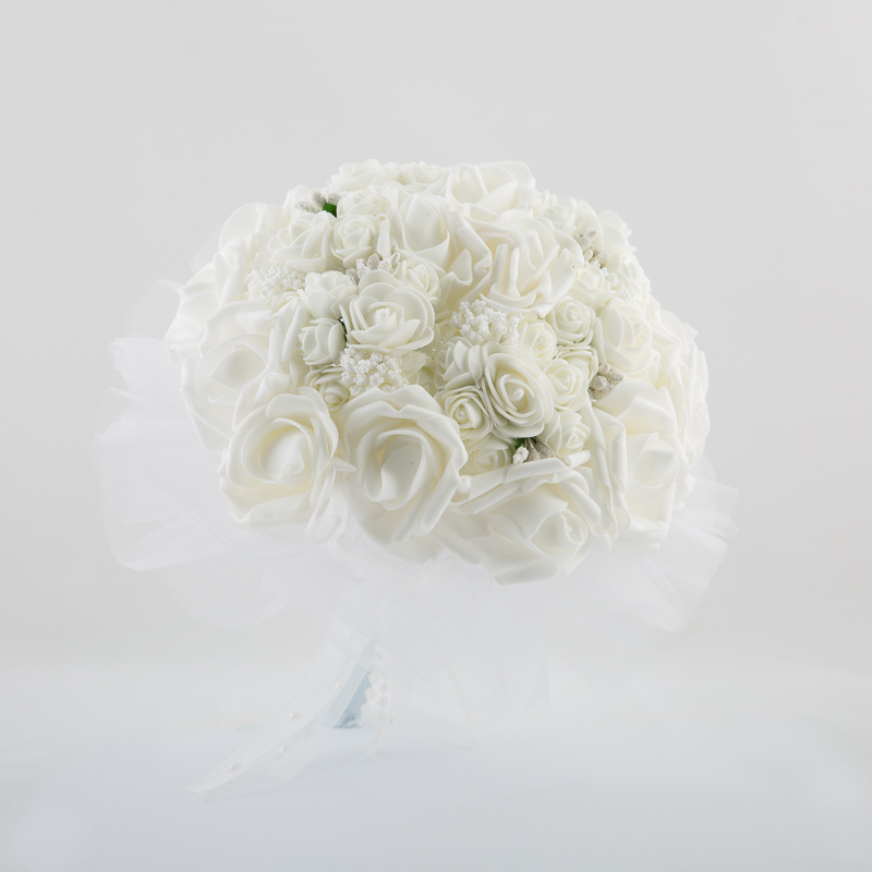 Bridal bouquet in white